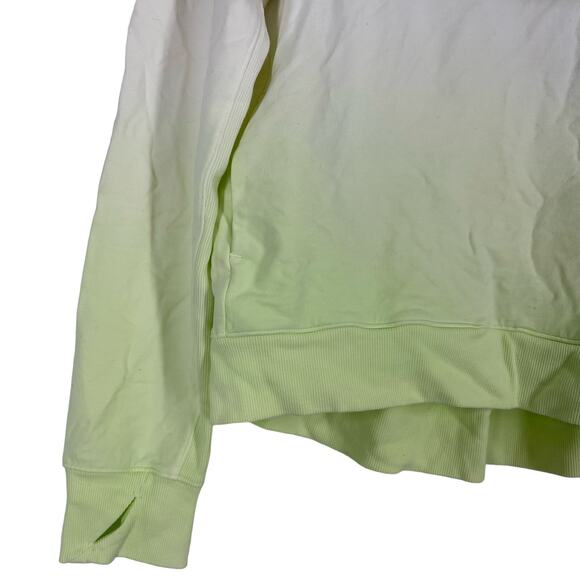 All In Motion Cotton Knit Athletic Sweatshirt Ombre Green Women's Size XS NWT - Picture 5 of 9